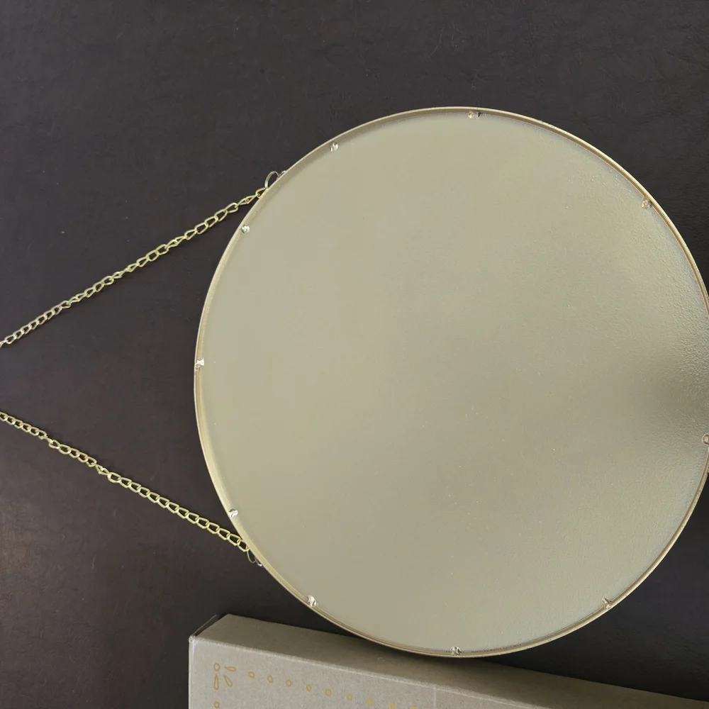 Forever 21 Gold Modern Wall Mirror